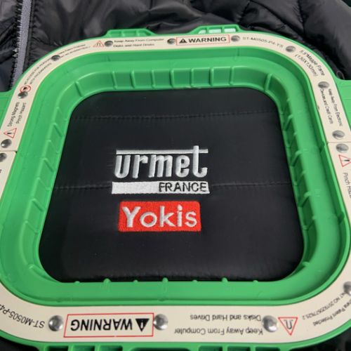 Brodefie 3 couleurs sur Doudoune