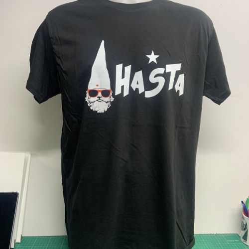 Marquage transfert numérique quadri sur TS noir