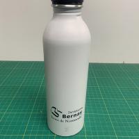 Gourde aluminium recyclé, marquage 1 couleur