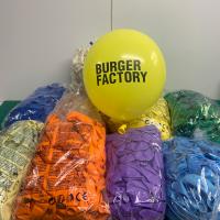 Ballons de Baudruche, marquage 1 couleur sur 10 ballons de couleurs différentes